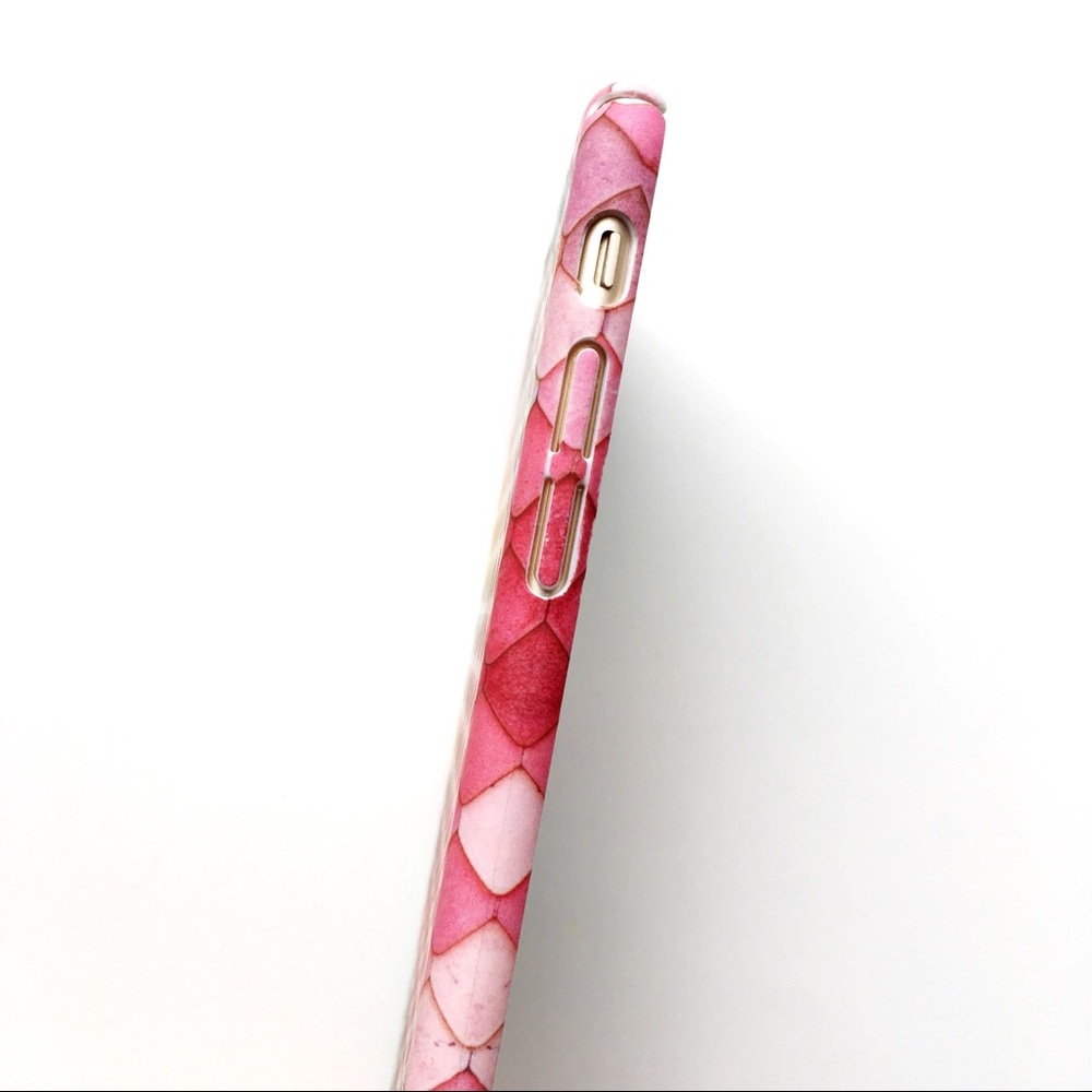 NEW iPhone 7/7+/8/8+ Case Rainbow Mermaid Scales - Picture 2 of 6